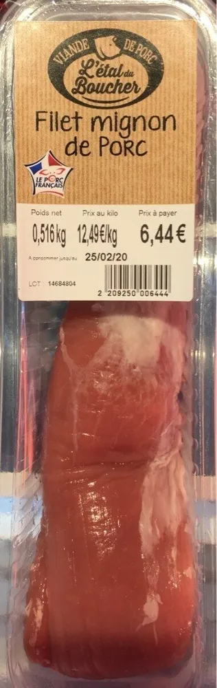 Filet mignon de porc