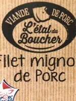 Filet mignonnde porc