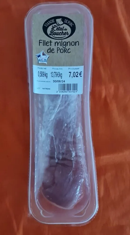 Filet mignon de porc
