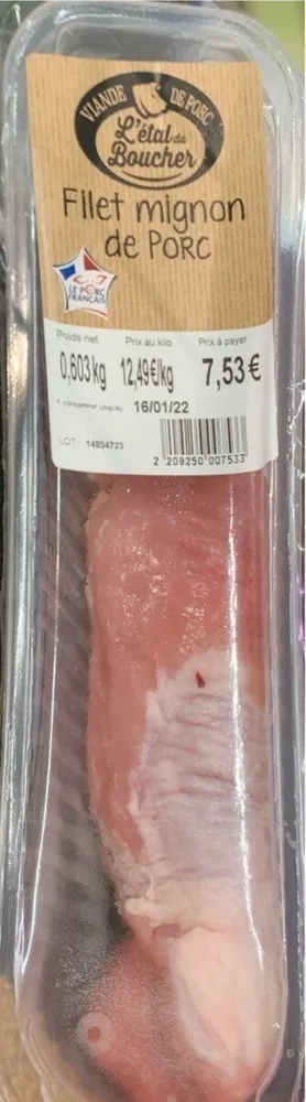 Filet mignon de porc