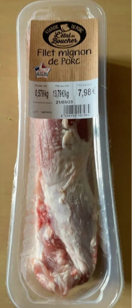 Filet mignon de porc