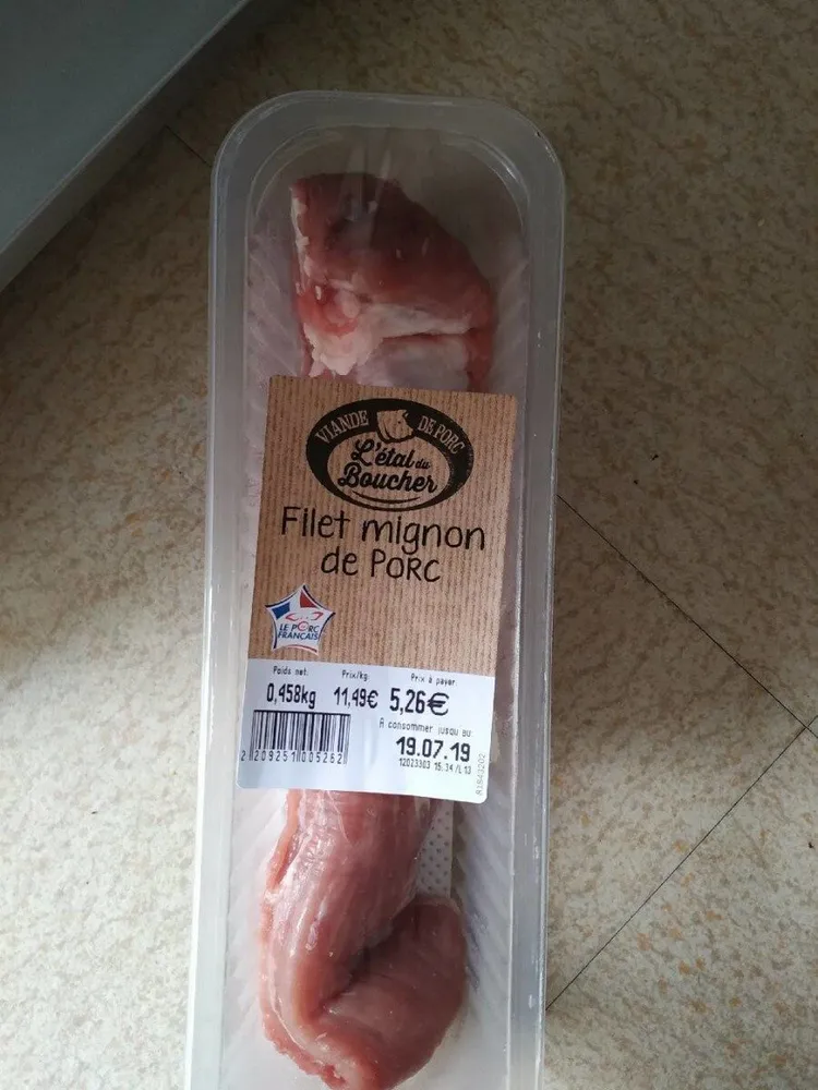 Filet mignon de porc