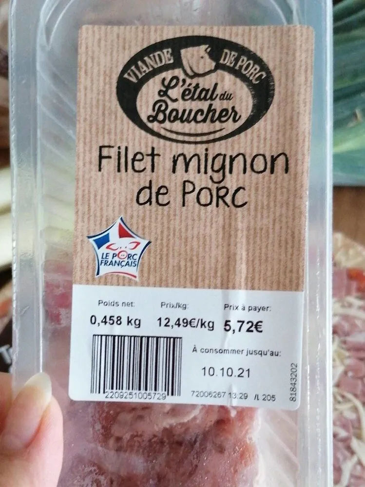Filet mignon de porc