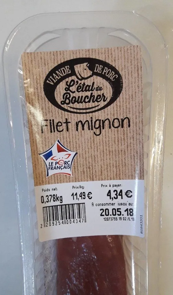Filet mignon de porc