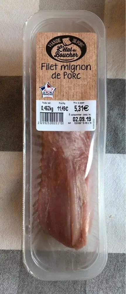 Filet mignon de porc