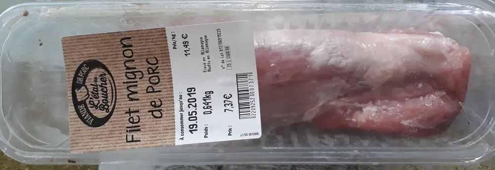 Filet mignon de porc