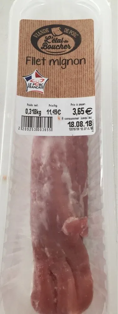 Filet mignon de porc