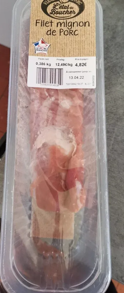 Filet mignon porc