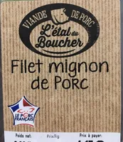 Filet mignon de porc