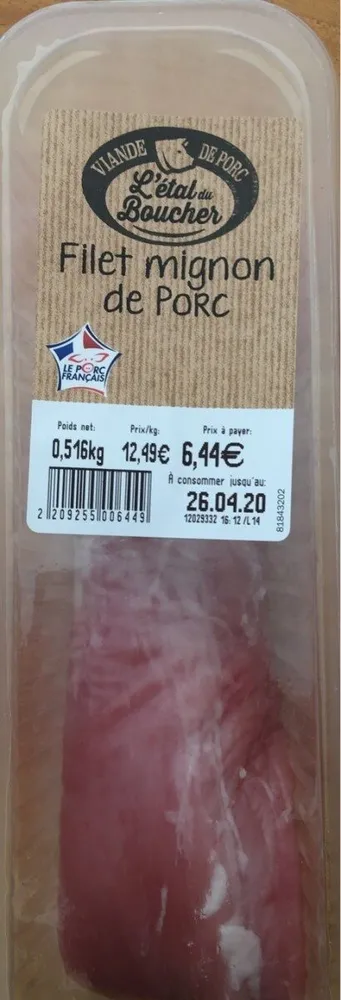 Filet mignon de porc