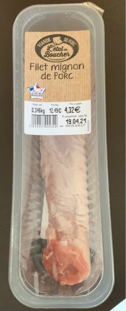 Filet mignon de porc