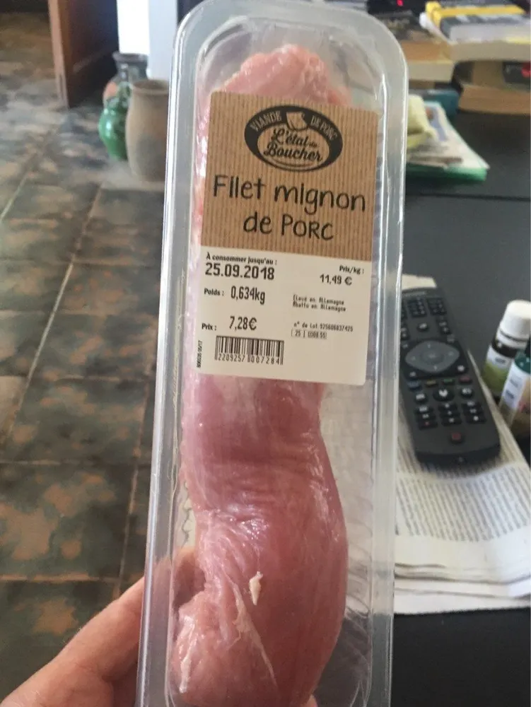 Filet mignon de porc