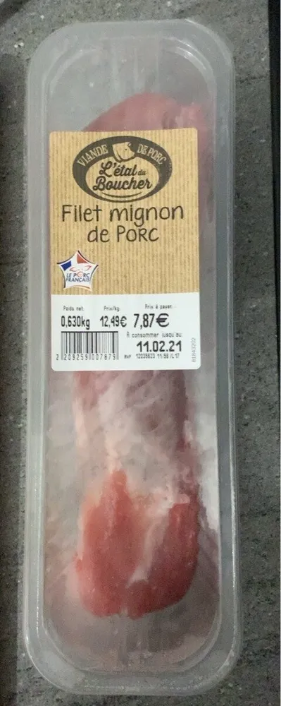 Filet mignon de porc