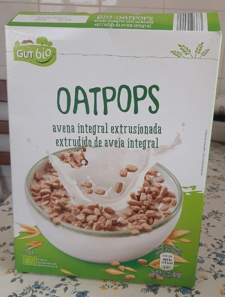Oatpops avena integral extrusionada