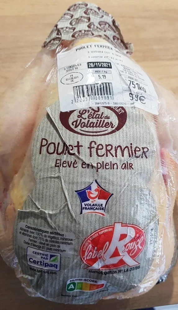 Poulet Fermier Jaune