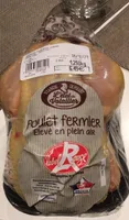 Poulet fermier label rouge