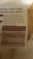 Pintade fermière Label Rouge, éviscérée sans abats