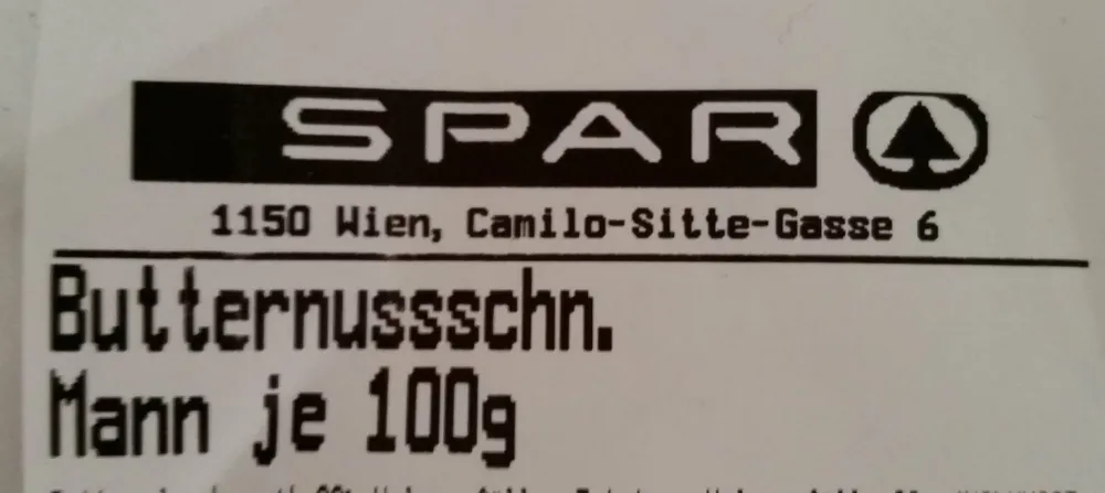 Butternussschnecke