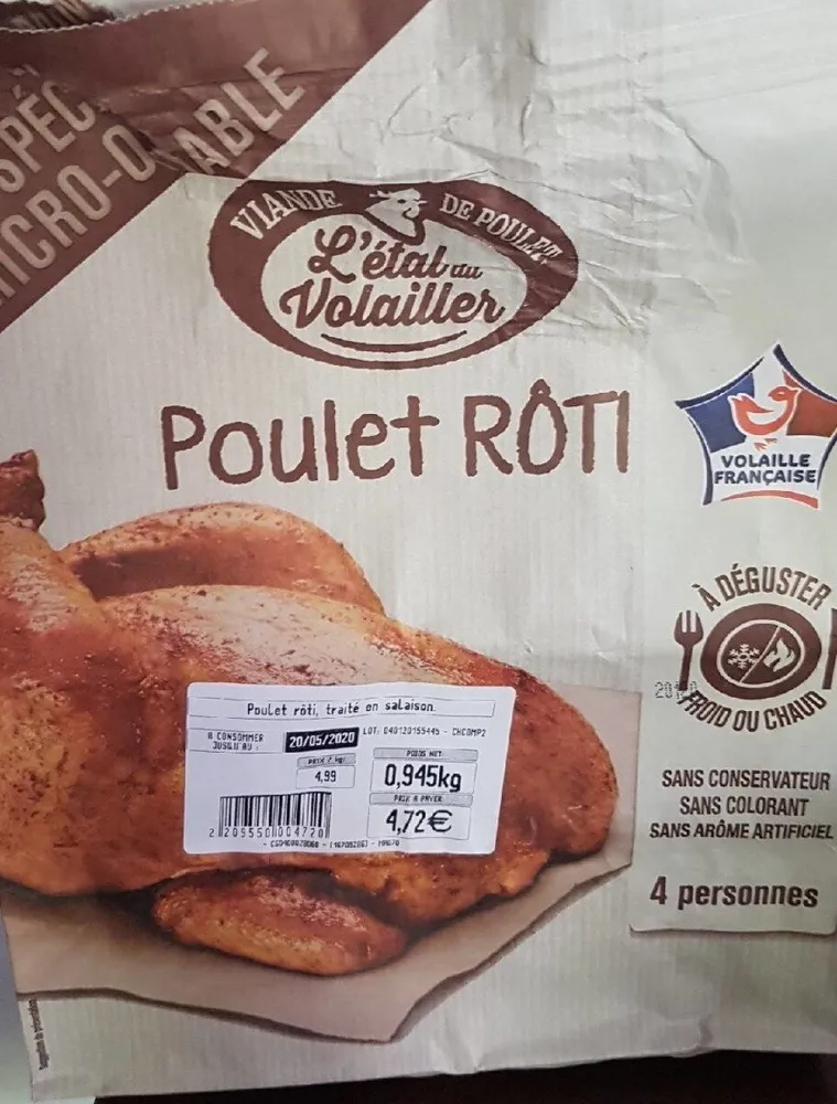 Poulet rôti