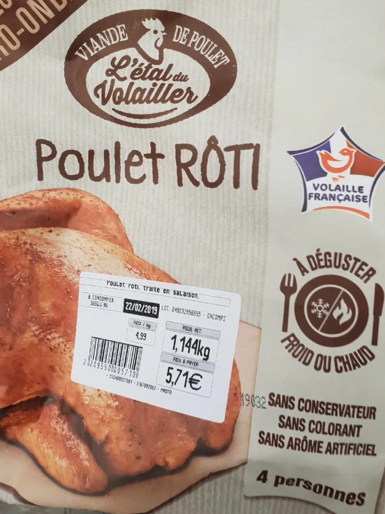Poulet roti