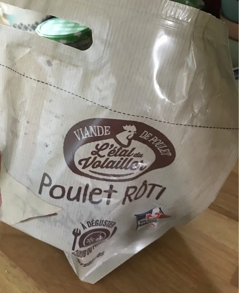 Poulet roti en salaison
