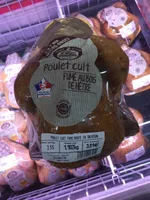 Poulet cuit fumé au bois de hêtre