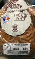 Poulet cuit fumée au bois de hêtre