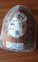 Poulet cuit fumé au bois de hêtre
