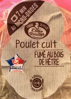Poulet cuit fume traite en salaison