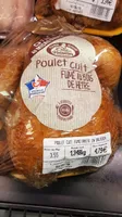 Poulet cuit fumé