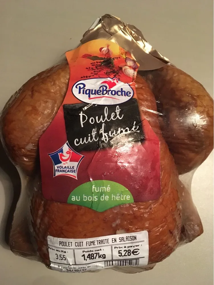 Poulet cuit fermier