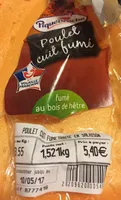 Poulet cuit fumé