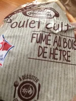 Poulet cuit fumé au bois de hêtre