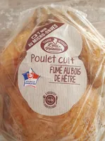 Poulet cuit fumé au bois de hêtre