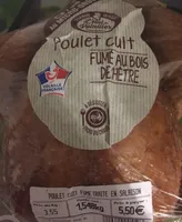 Poulet cuit fumé