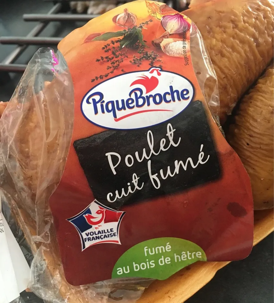 Poulet cuit fumé
