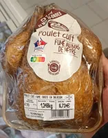 Poulet cuit fumée au bois de hêtre