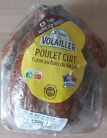 Poulet cuit fumée au bois de hêtre