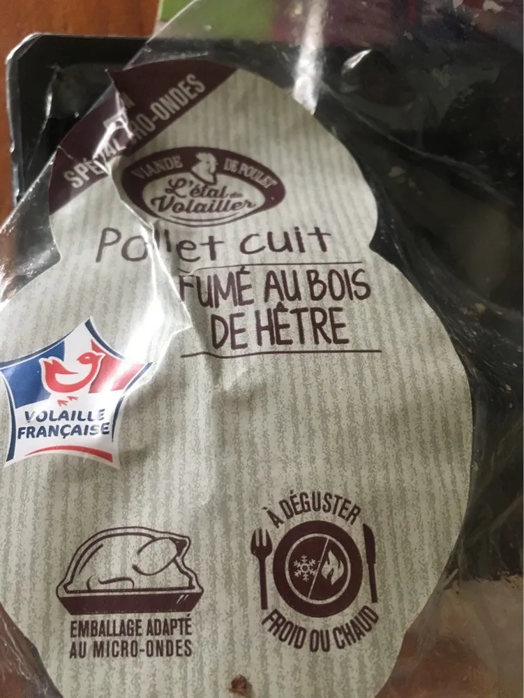 Poulet Cuit Fumé au Bois de Hêtre