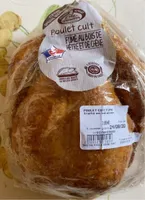 Poulet cuit fumé au bois deux êtres et de chaîne