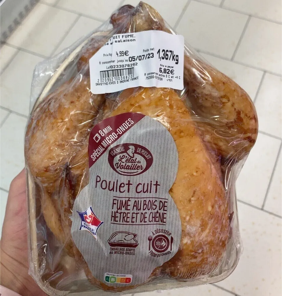 Poulet fumé
