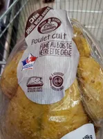 Poulet cuit fumé au bois de hêtre et de chêne
