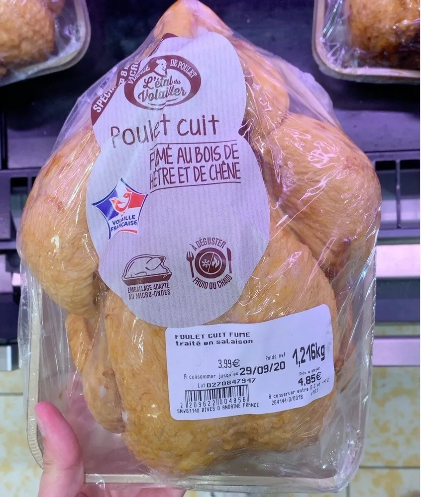 Poulet cuit