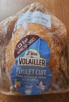 Poulet cuit fumé au bois de hêtre
