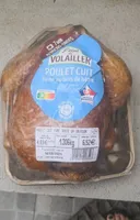 Poulet cuit fumé au bois de hêtre