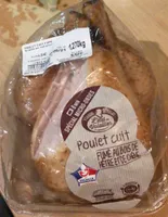 Poulet cuit fume