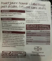Poulet jaune fermier