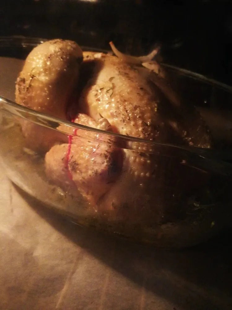 Poulet fermier jaune