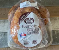Poulet cuit fumé au bois de hetre et de chene
