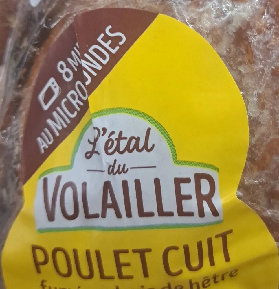 Poulet cuit fumé au bois de hêtre et de chêne
